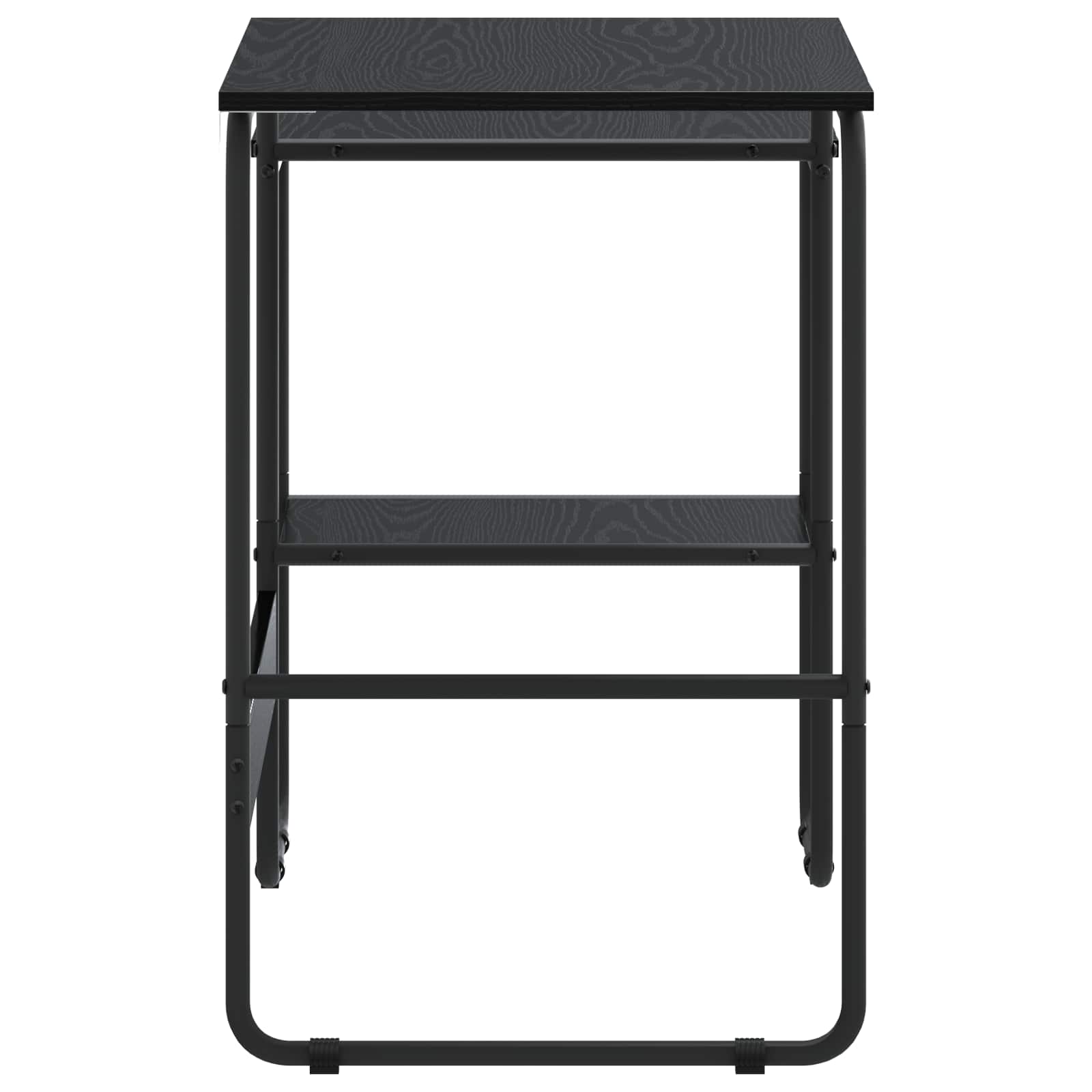Bureau met opbergruimte Zwart eiken 100 x 50 x 75 cm