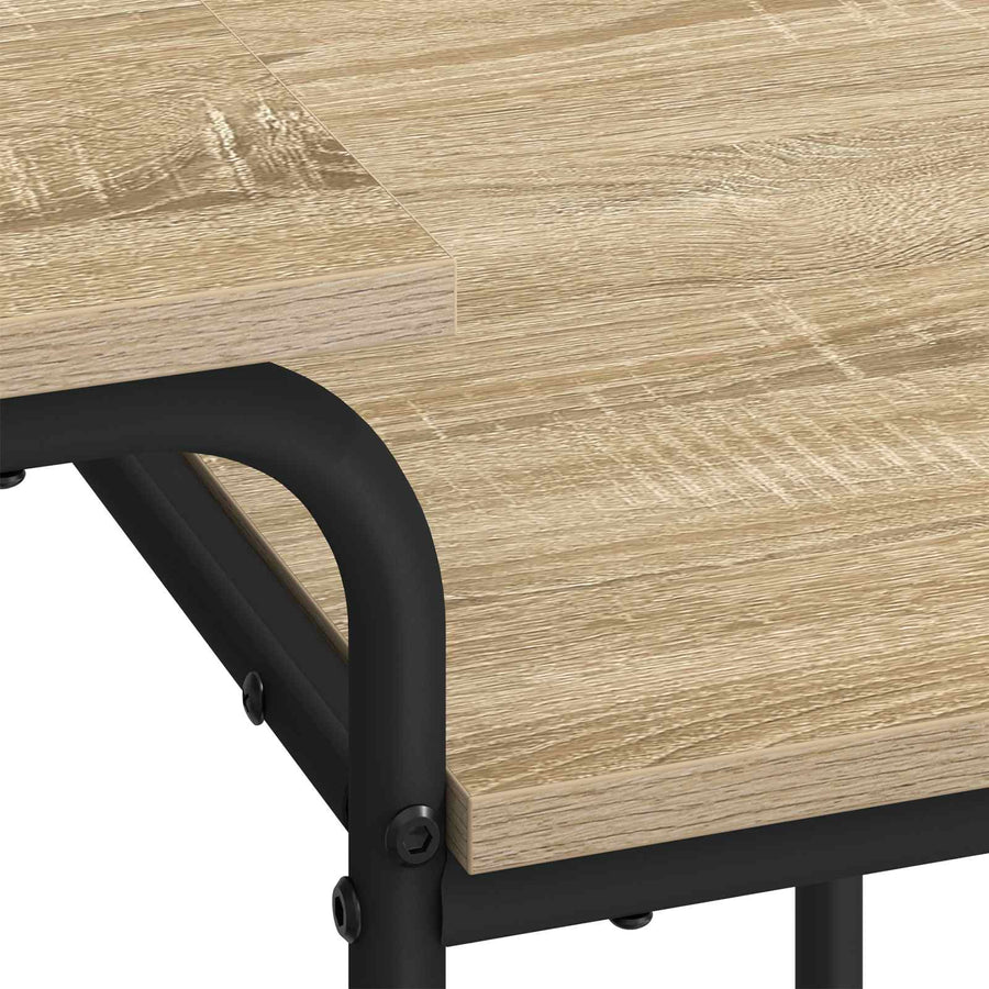 Bureau met opbergruimte Sonoma Eiken 100 x 50 x 75 cm