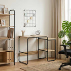 Bureau Sonoma Eiken 100x50x75 cm met opbergruimte