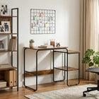 Bureau gerookt eiken 100x50x75 cm
