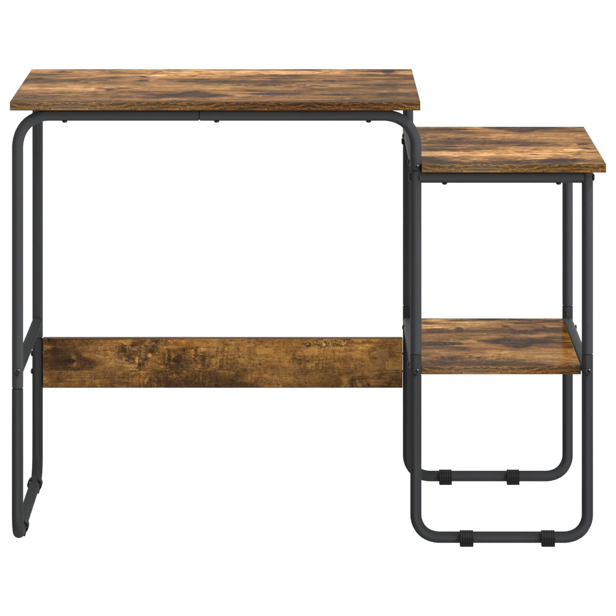 Bureau met opbergruimte Gerookt eiken 100 x 50 x 75 cm