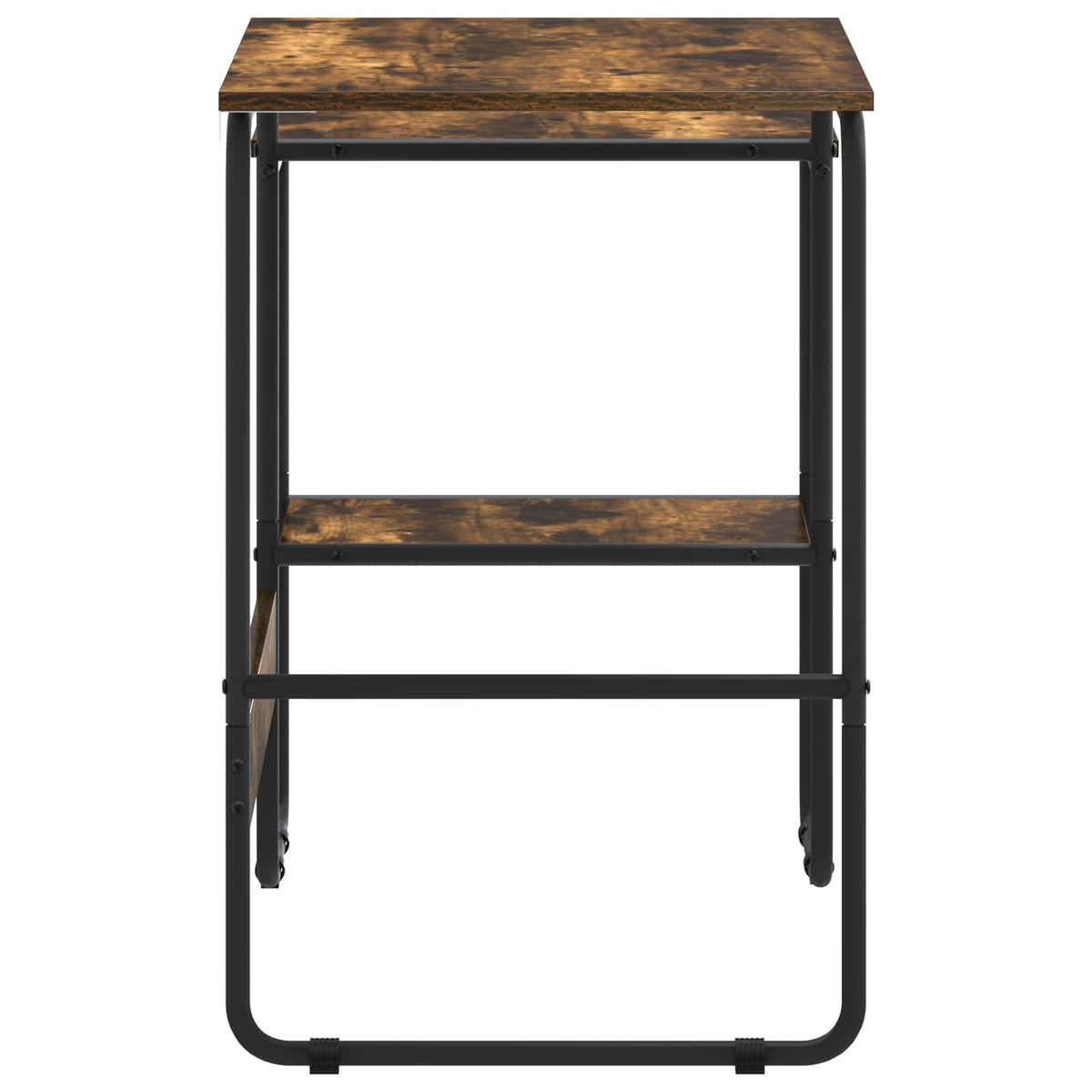 Bureau met opbergruimte Gerookt eiken 100 x 50 x 75 cm