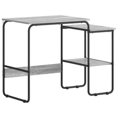 Bureau met opbergruimte Grijs Sonoma 100 x 50 x 75 cm