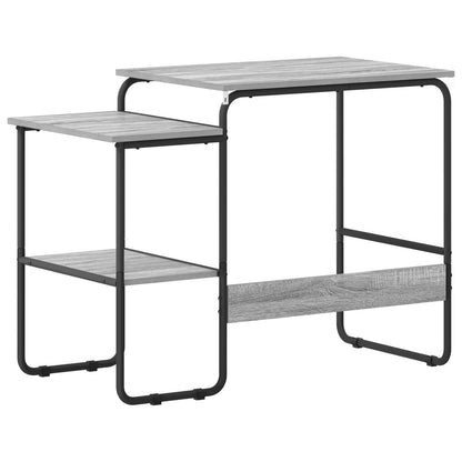 Bureau met opbergruimte Grijs Sonoma 100 x 50 x 75 cm