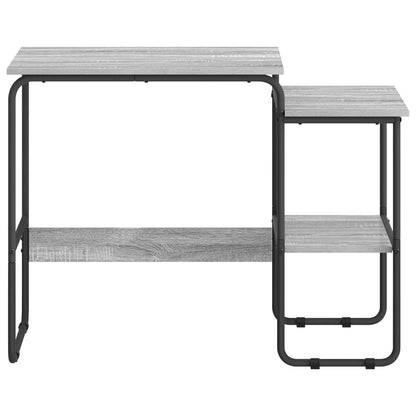 Bureau met opbergruimte Grijs Sonoma 100 x 50 x 75 cm