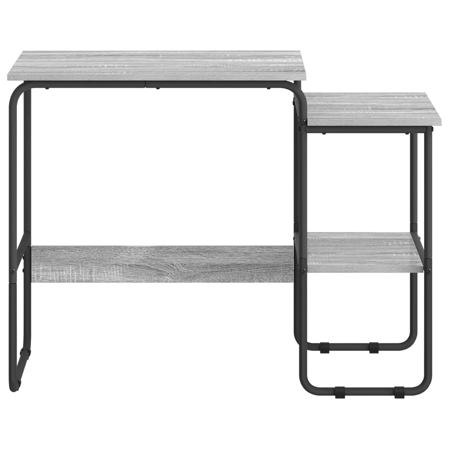 Bureau met opbergruimte Grijs Sonoma 100 x 50 x 75 cm