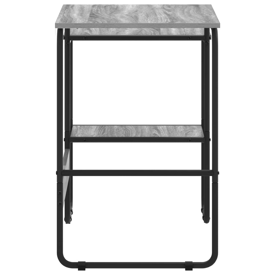 Bureau met opbergruimte Grijs Sonoma 100 x 50 x 75 cm