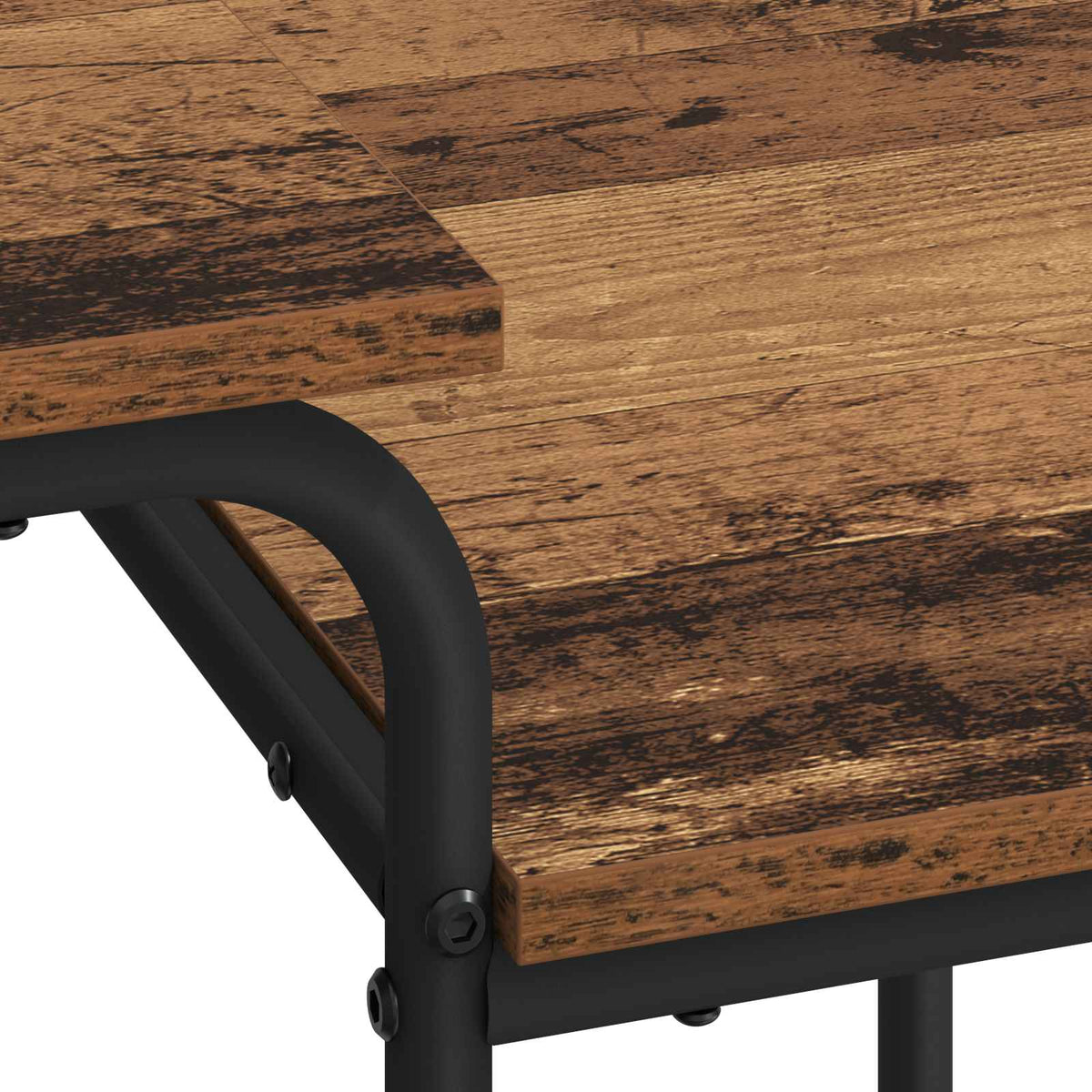 Bureau met opbergruimte Eikenhout 100 x 50 x 75 cm
