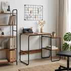 Bureau eikenhout 100x50x75 cm