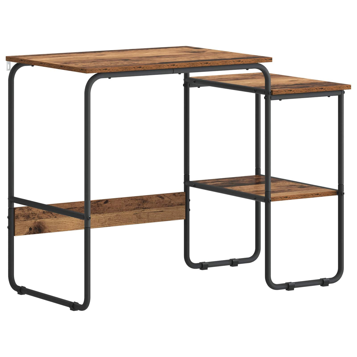 Bureau met opbergruimte Eikenhout 100 x 50 x 75 cm