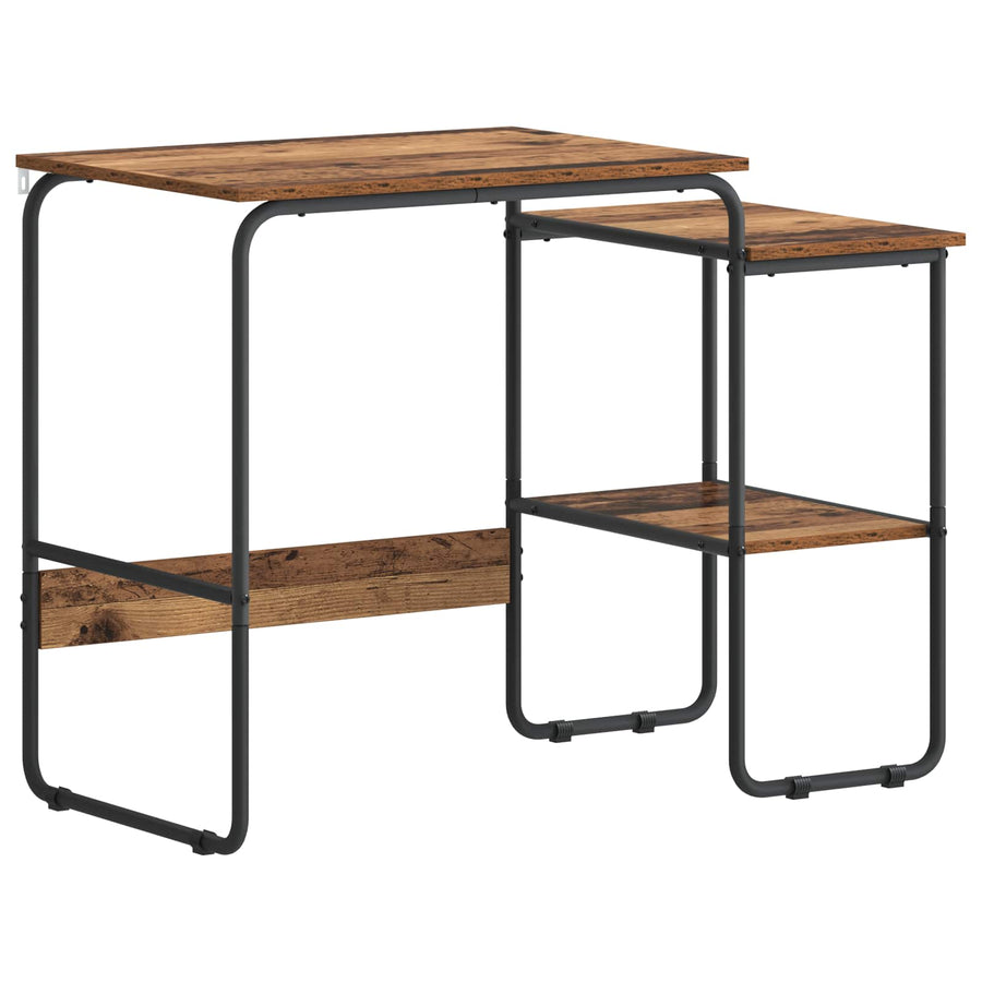 Bureau met opbergruimte Eikenhout 100 x 50 x 75 cm