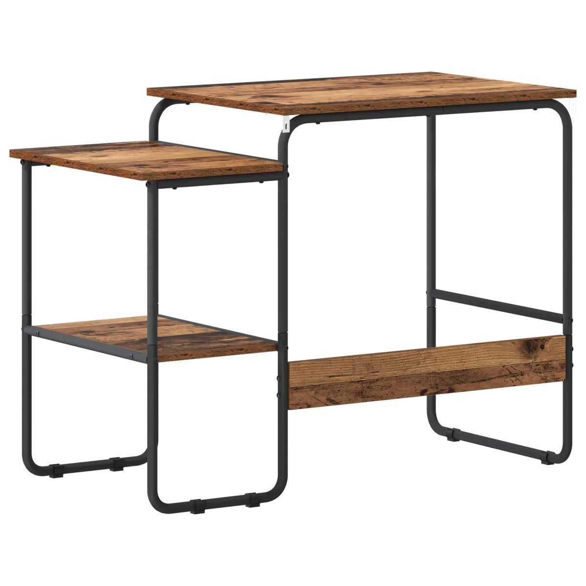 Bureau met opbergruimte Eikenhout 100 x 50 x 75 cm