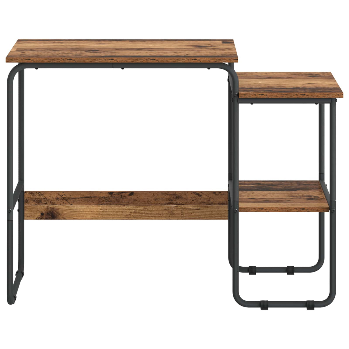 Bureau met opbergruimte Eikenhout 100 x 50 x 75 cm