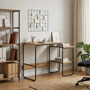Bureau 100x50x75 cm artisanaal eiken