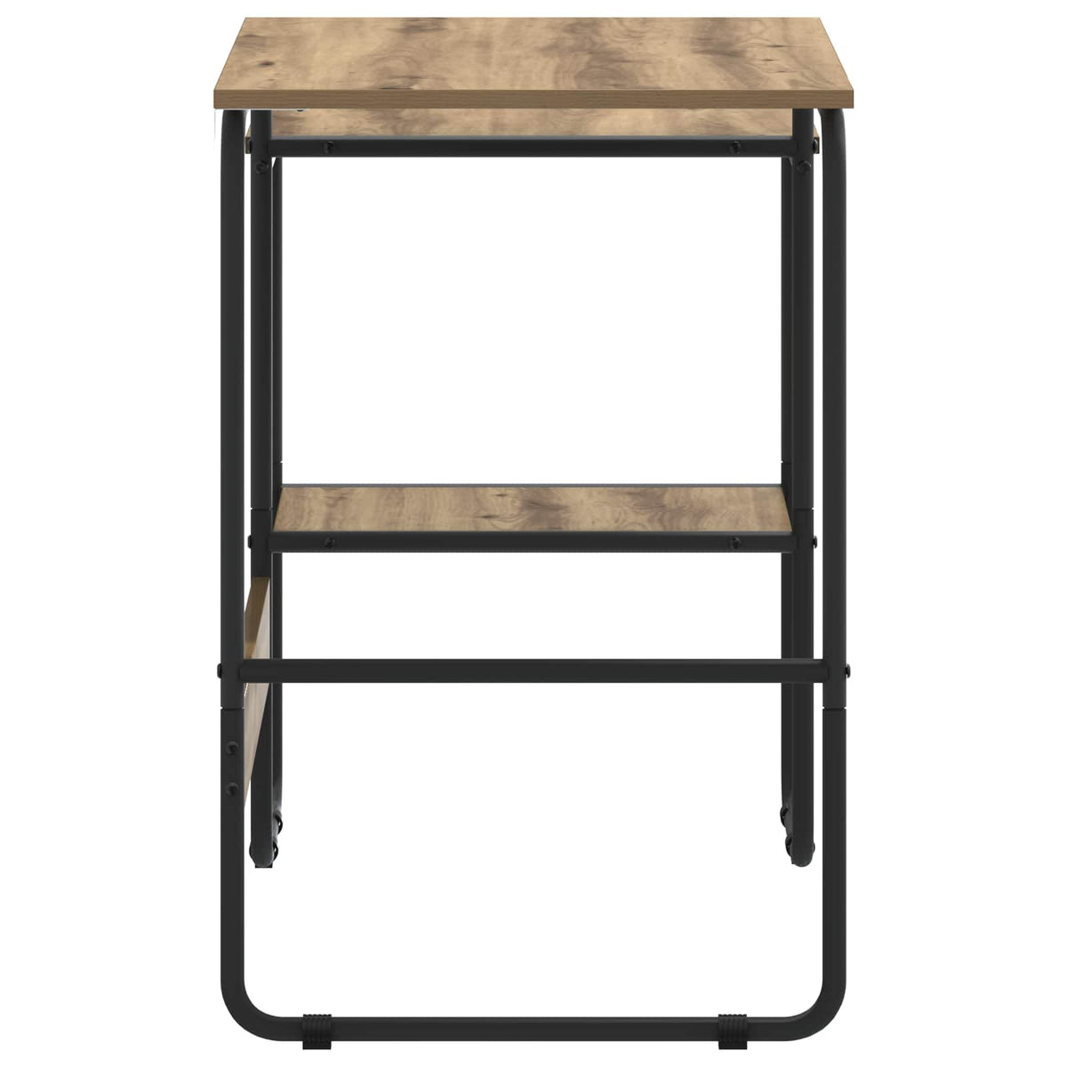 Bureau met opbergruimte Artisanaal eiken 100 x 50 x 75 cm