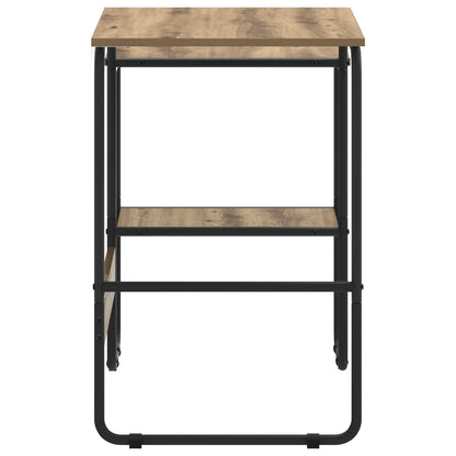 Bureau met opbergruimte Artisanaal eiken 100 x 50 x 75 cm