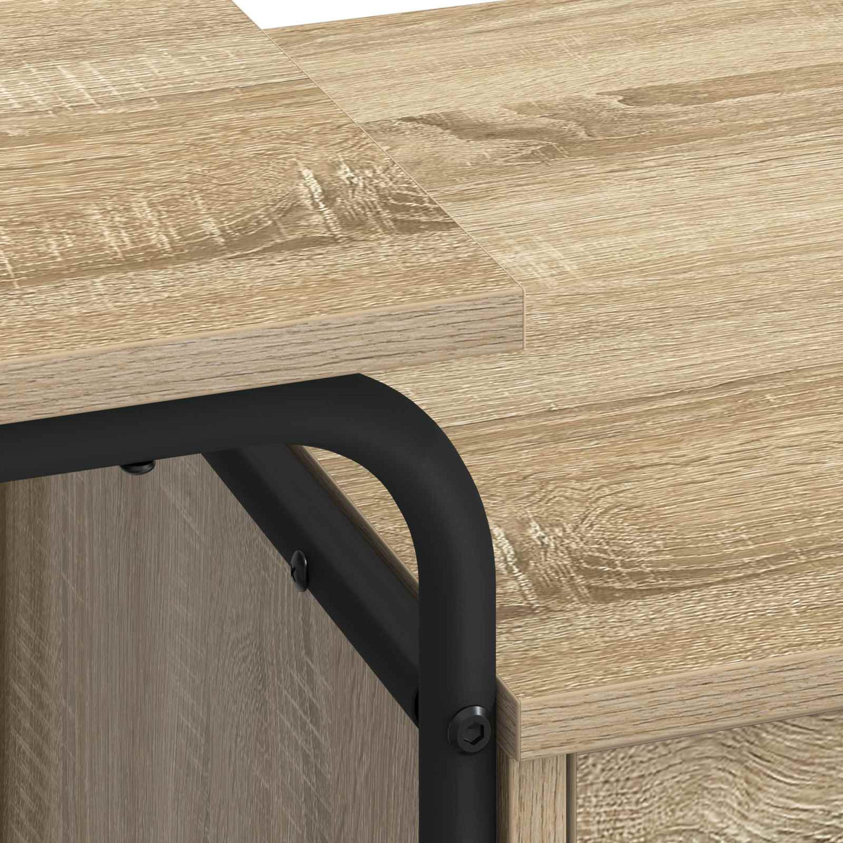 Bureau met opbergruimte Sonoma Eiken 120 x 50 x 75 cm
