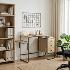 Bureau Sonoma Eiken 120x50x75 cm met opbergruimte