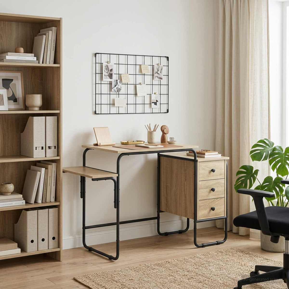 Bureau met opbergruimte Sonoma Eiken 120 x 50 x 75 cm