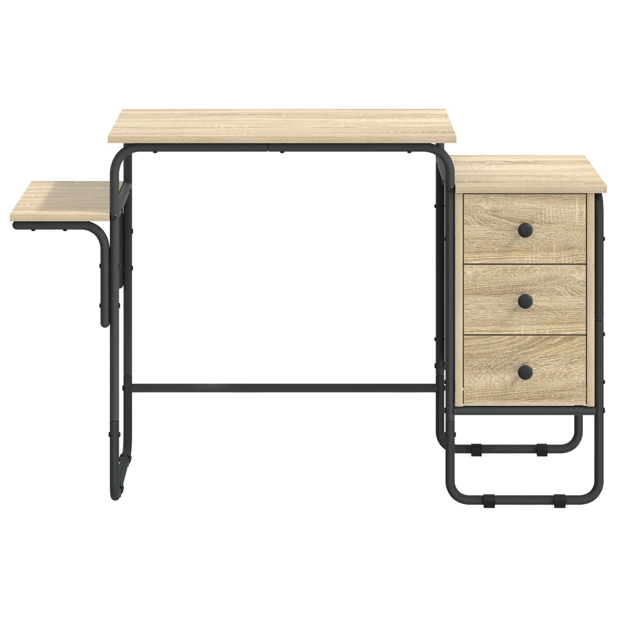 Bureau met opbergruimte Sonoma Eiken 120 x 50 x 75 cm