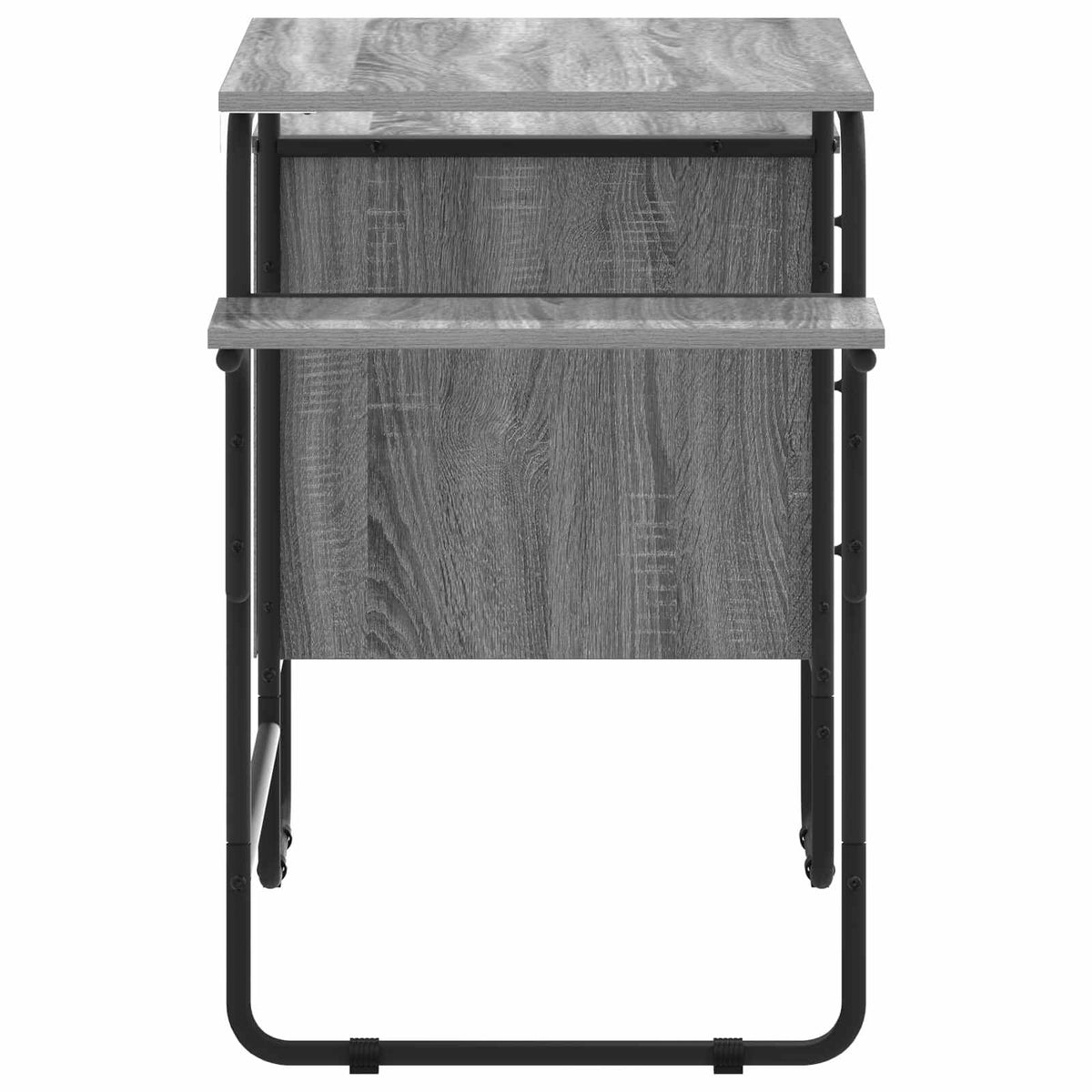 Bureau met opbergruimte Grijs Sonoma 120 x 50 x 75 cm