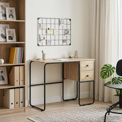 Bureau met opbergruimte Sonoma Eiken 100 x 50 x 75 cm