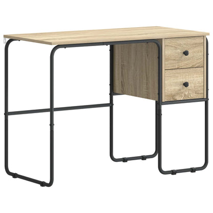 Bureau met opbergruimte Sonoma Eiken 100 x 50 x 75 cm