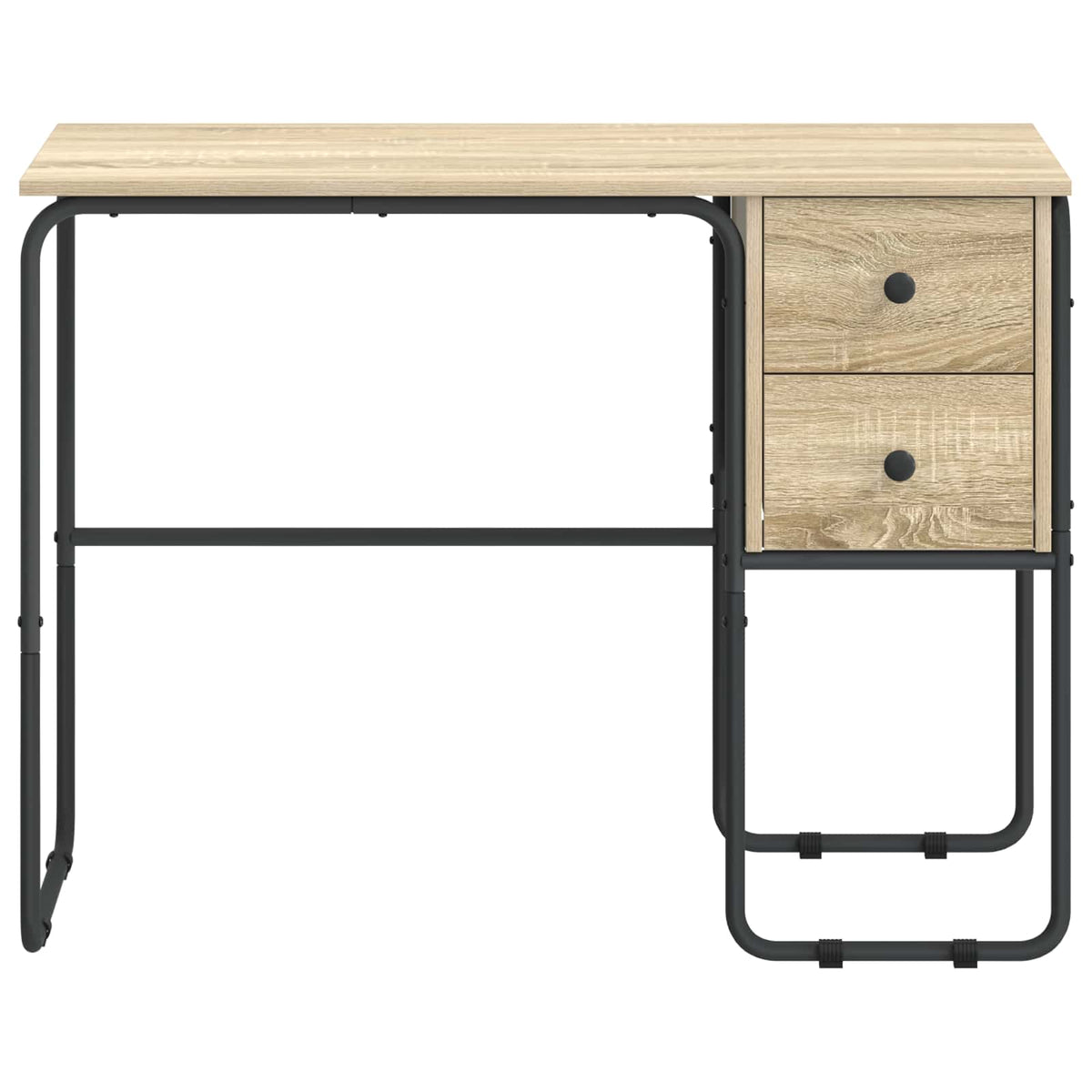 Bureau met opbergruimte Sonoma Eiken 100 x 50 x 75 cm