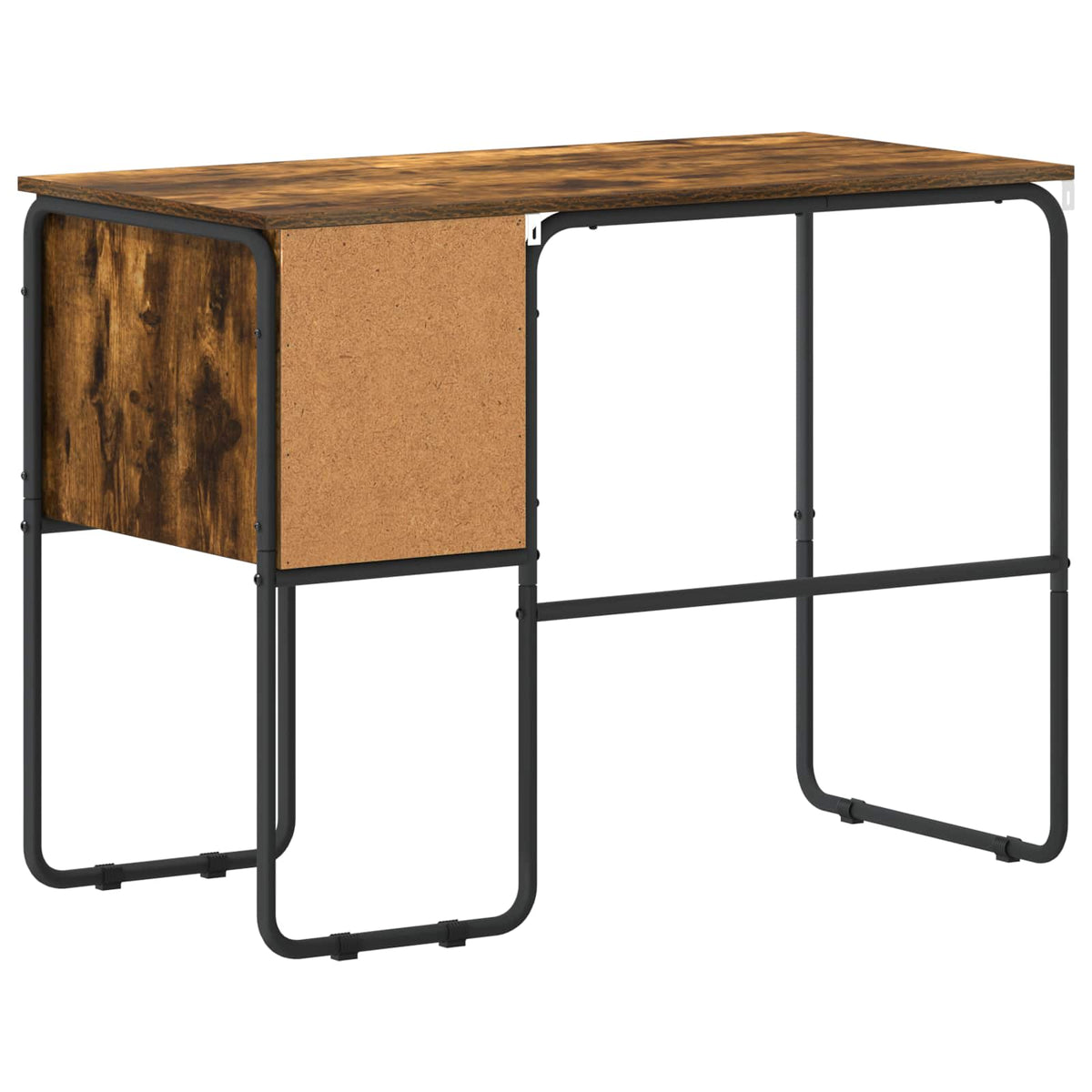 Bureau met opbergruimte Gerookt eiken 100 x 50 x 75 cm