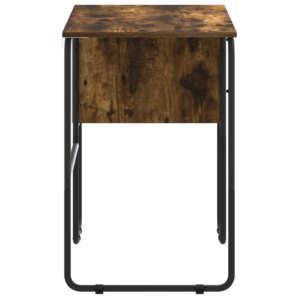 Bureau met opbergruimte Gerookt eiken 100 x 50 x 75 cm