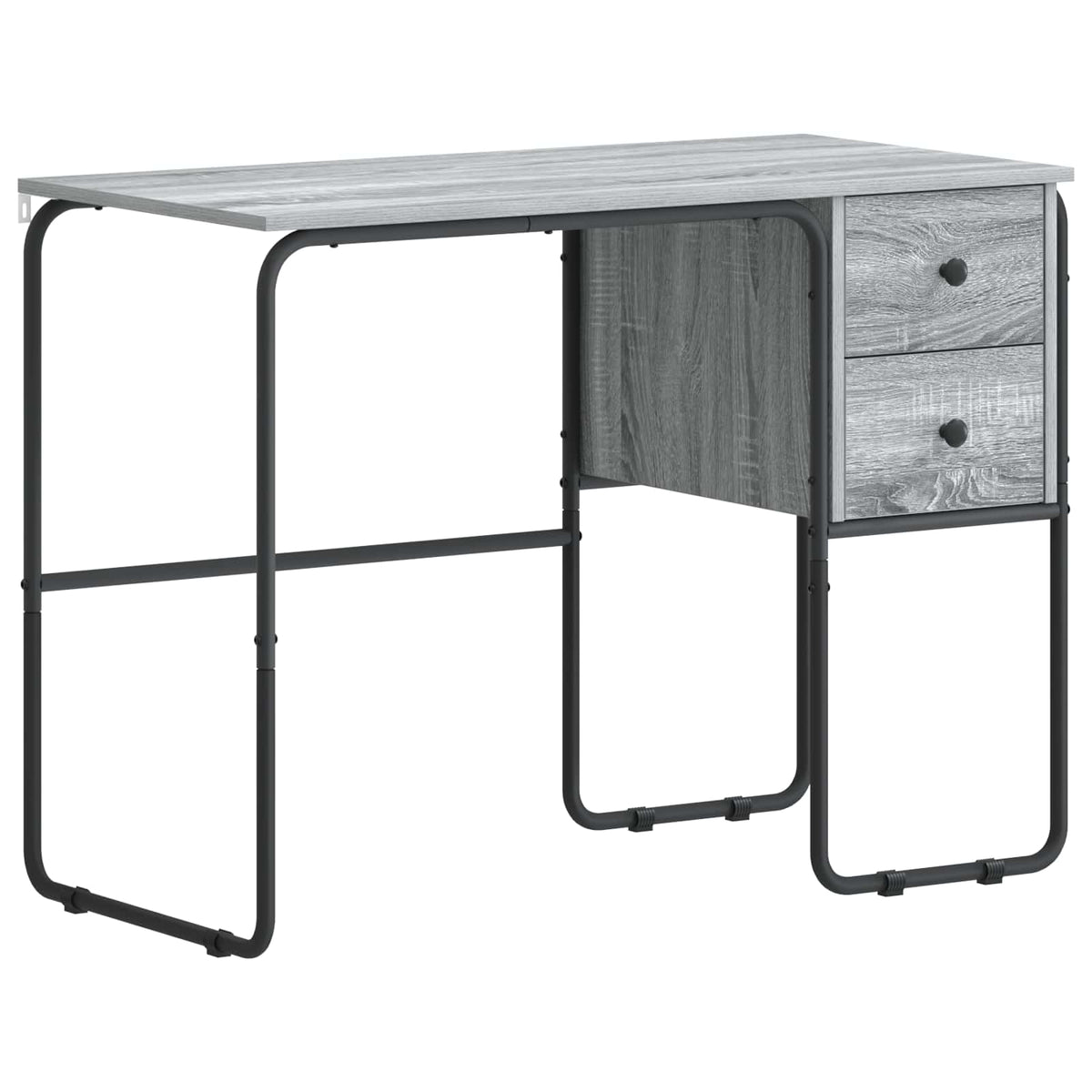 Bureau met opbergruimte Grijs Sonoma 100 x 50 x 75 cm