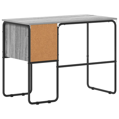Bureau met opbergruimte Grijs Sonoma 100 x 50 x 75 cm