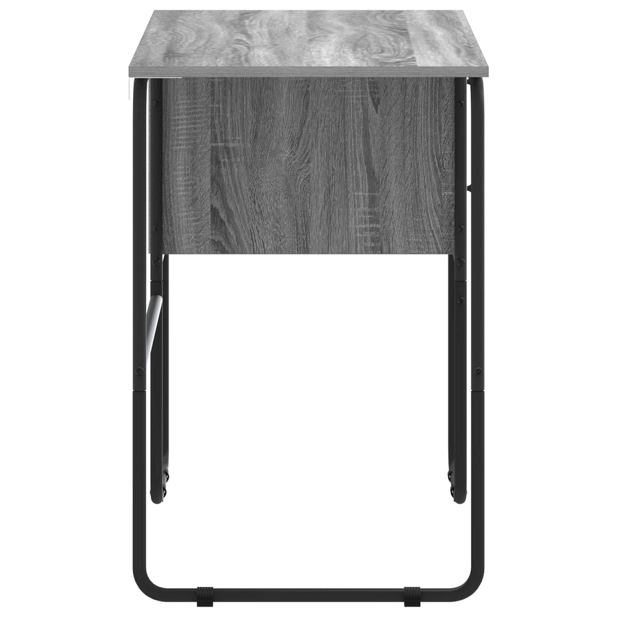 Bureau met opbergruimte Grijs Sonoma 100 x 50 x 75 cm