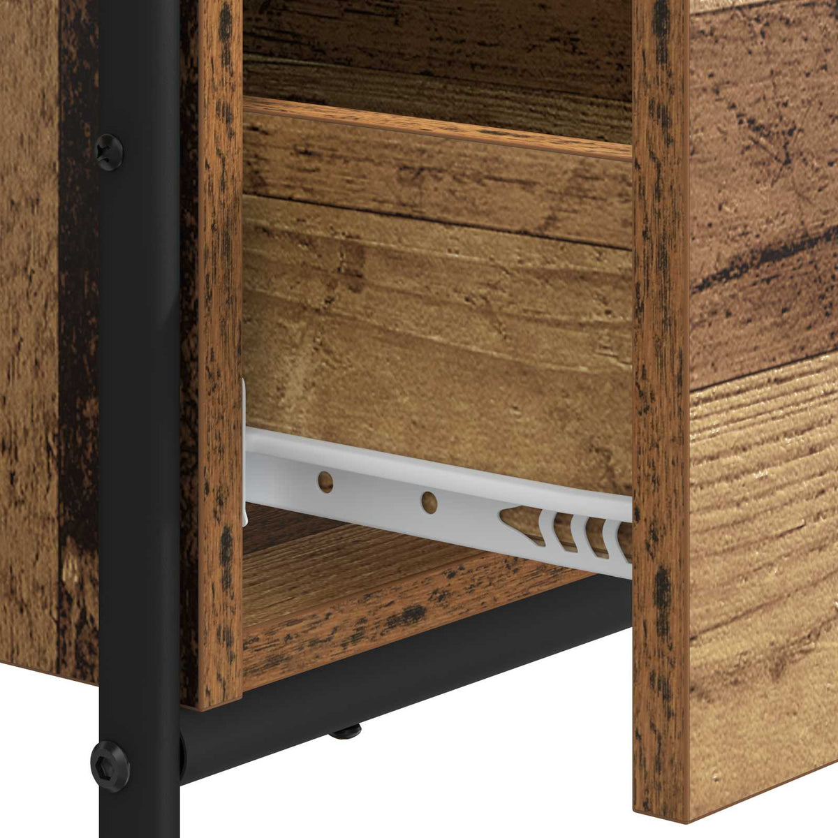 Bureau met opbergruimte Eikenhout 100 x 50 x 75 cm