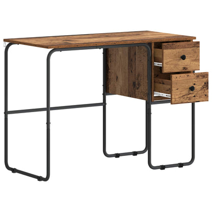 Bureau met opbergruimte Eikenhout 100 x 50 x 75 cm