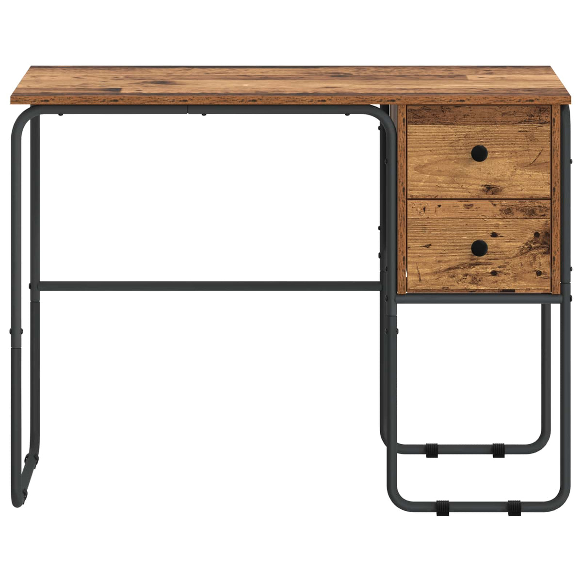 Bureau met opbergruimte Eikenhout 100 x 50 x 75 cm
