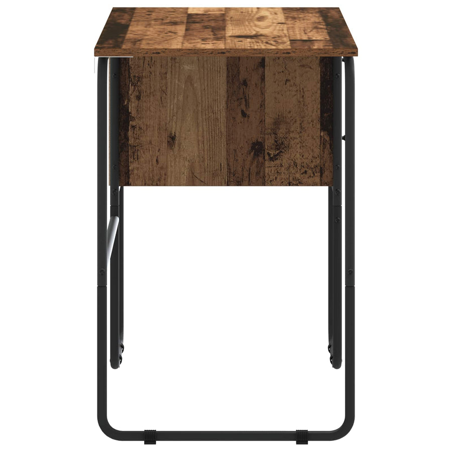 Bureau met opbergruimte Eikenhout 100 x 50 x 75 cm