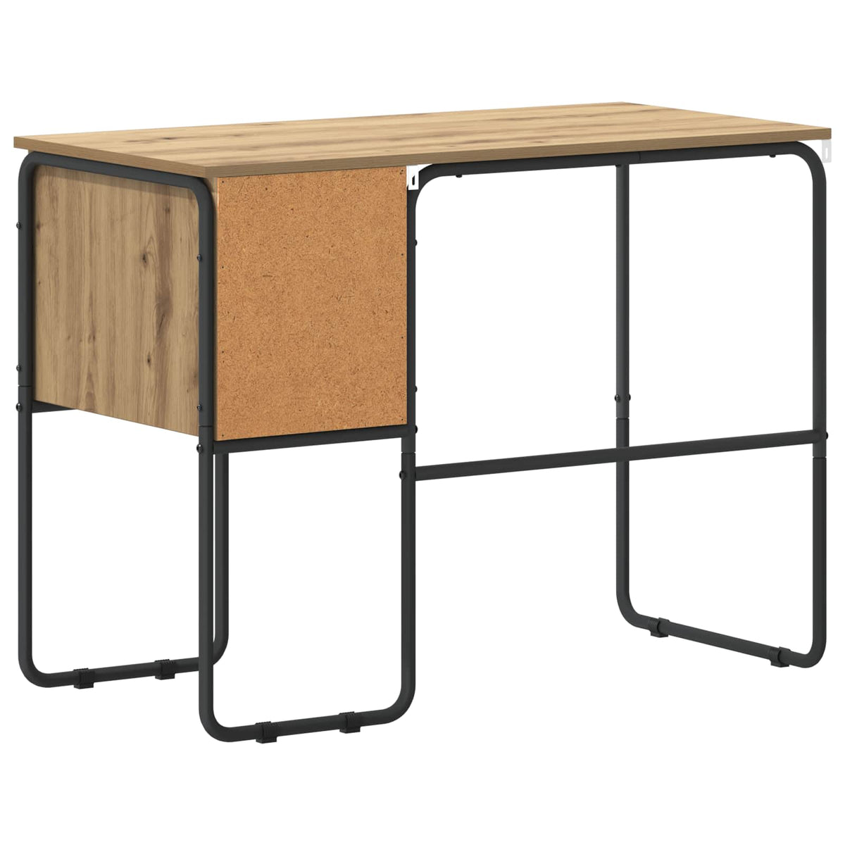 Bureau met opbergruimte Artisanaal eiken 100 x 50 x 75 cm