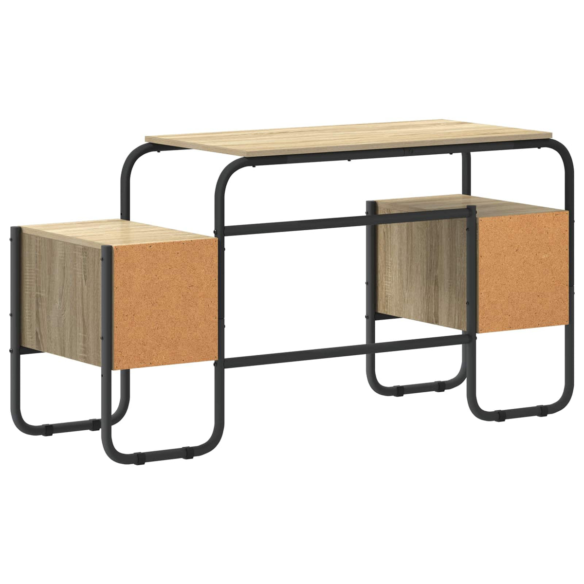 Bureau met opbergruimte Sonoma Eiken 145 x 50 x 75 cm