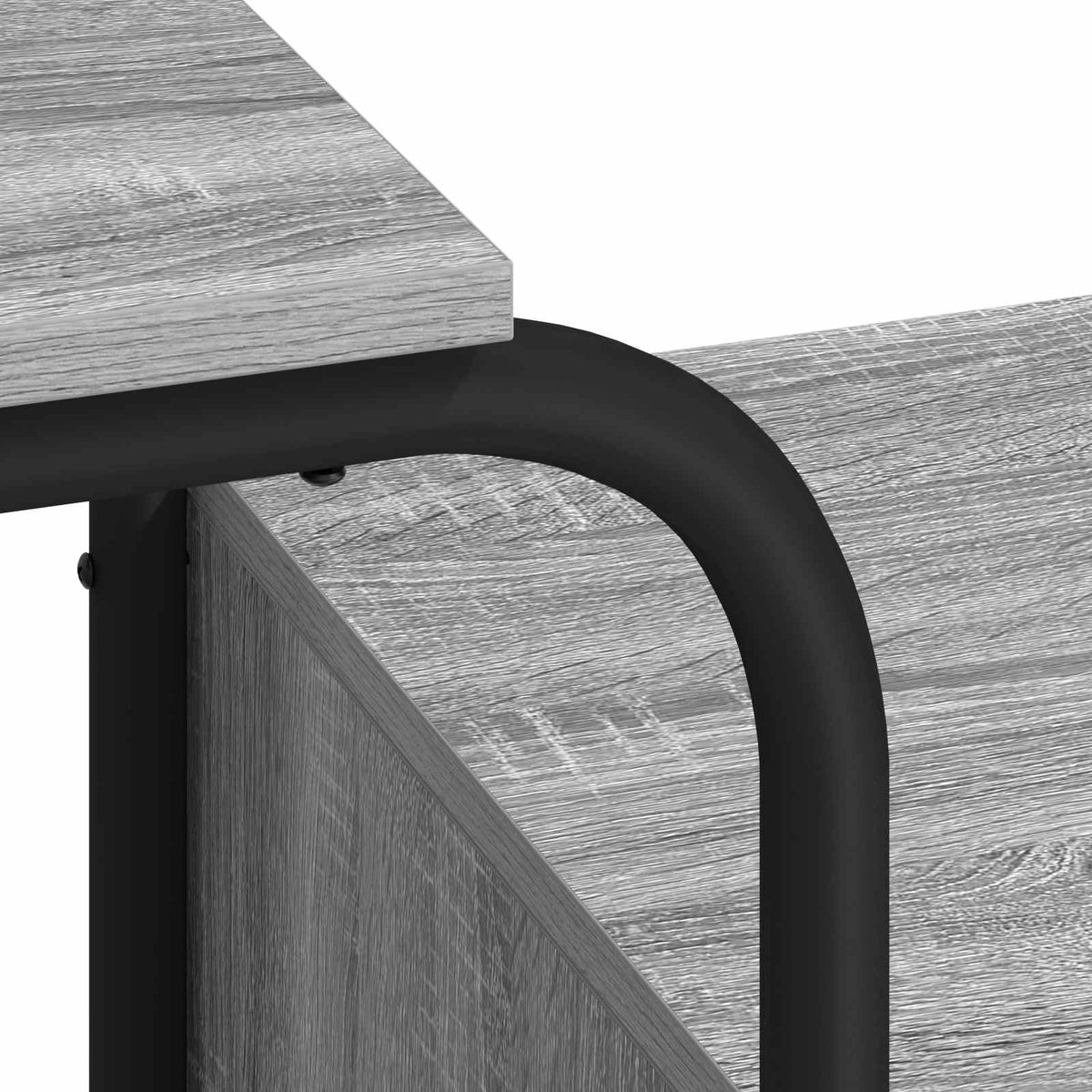 Bureau met opbergruimte Grijs Sonoma 145 x 50 x 75 cm