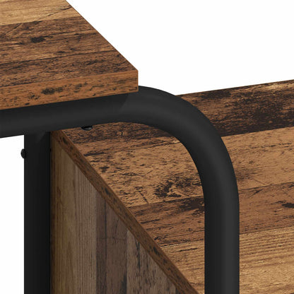 Bureau met opbergruimte Oud hout 145 x 50 x 75 cm