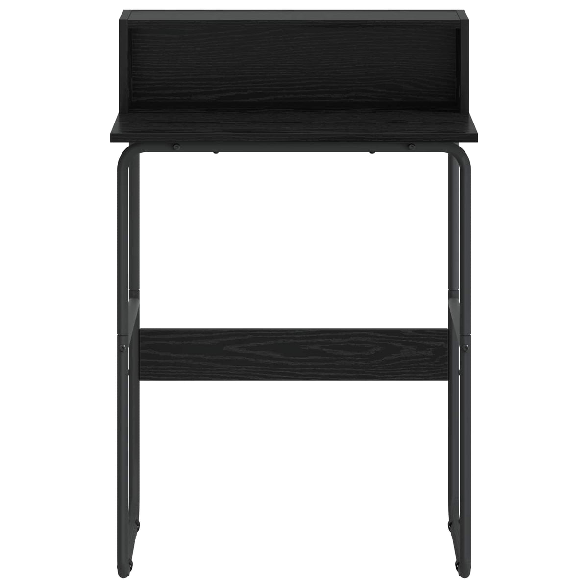 Bureau met opbergruimte Zwart eiken 60 x 50 x 91 cm