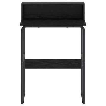 Bureau met opbergruimte Zwart eiken 60 x 50 x 91 cm