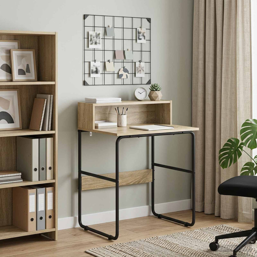 Bureau met opbergruimte Sonoma Eiken 60 x 50 x 91 cm