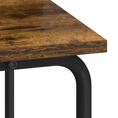 Bureau met opbergruimte Gerookt eiken 60 x 50 x 91 cm