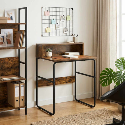 Bureau met opbergruimte Gerookt eiken 60 x 50 x 91 cm