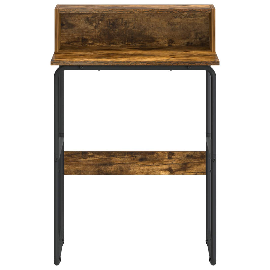 Bureau met opbergruimte Gerookt eiken 60 x 50 x 91 cm