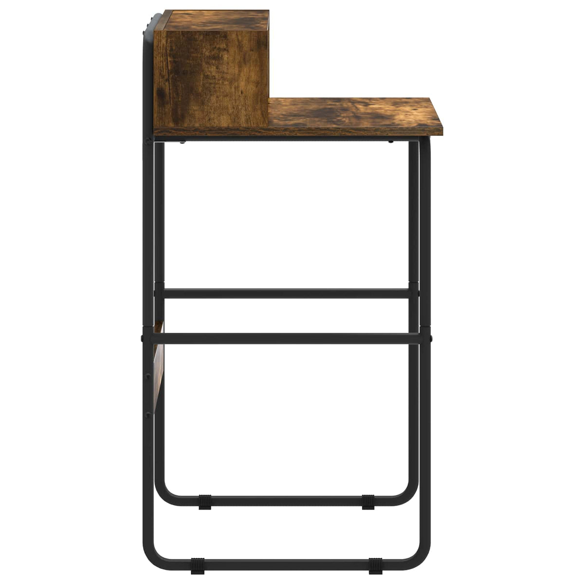 Bureau met opbergruimte Gerookt eiken 60 x 50 x 91 cm