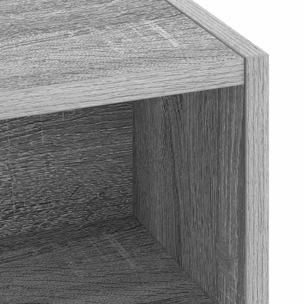 Bureau met opbergruimte Grijs Sonoma 60 x 50 x 91 cm