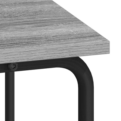 Bureau met opbergruimte Grijs Sonoma 60 x 50 x 91 cm